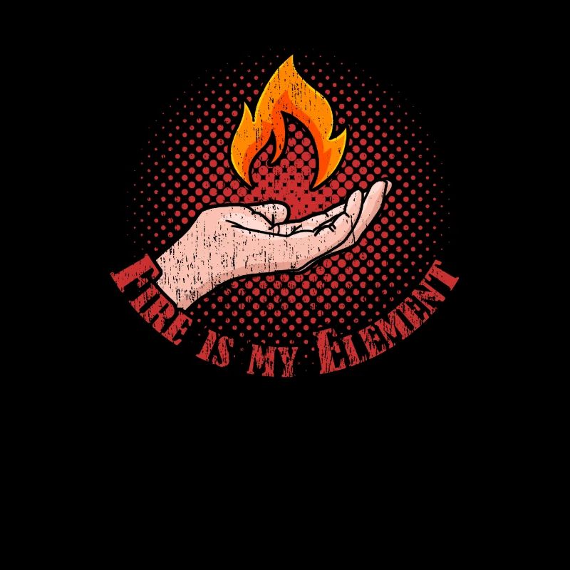 Feuer Element Elemente Hand Camping Natur