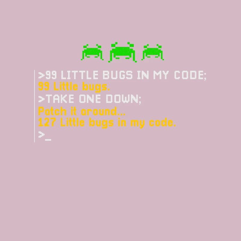 Programmeur 99 Programmation Little Bugs