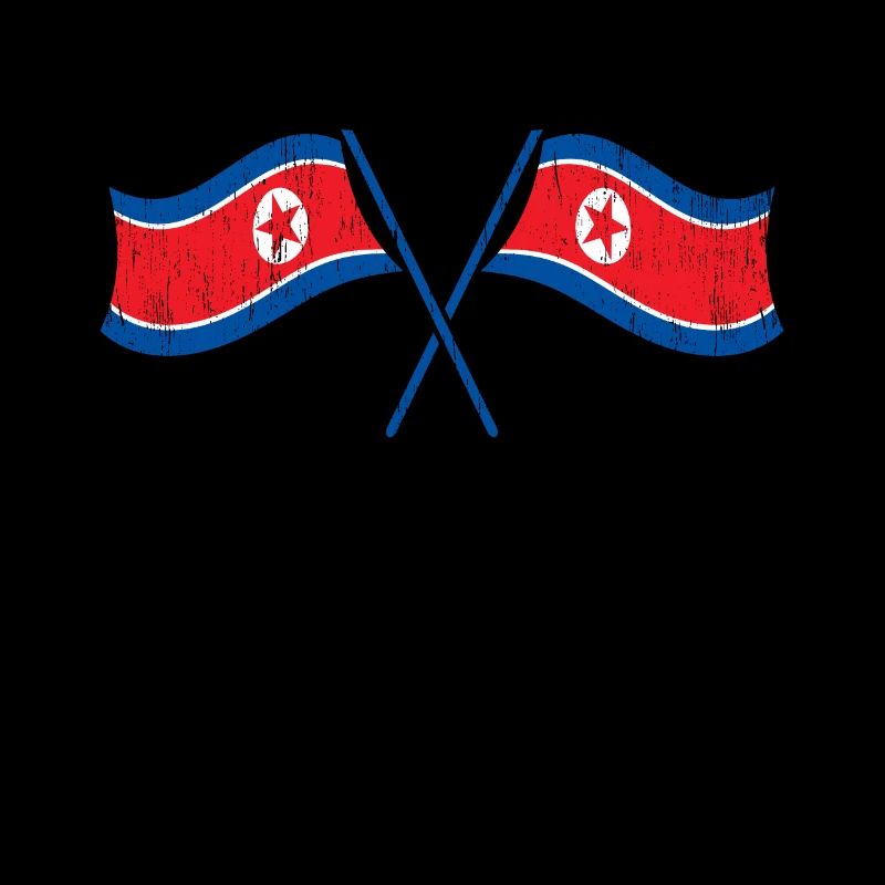 Corée du Nord drapeau de la Corée du Sud bannière Corée