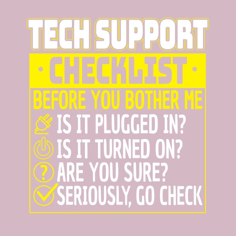 Tech Support Checklist Helpdesk Computer Admin