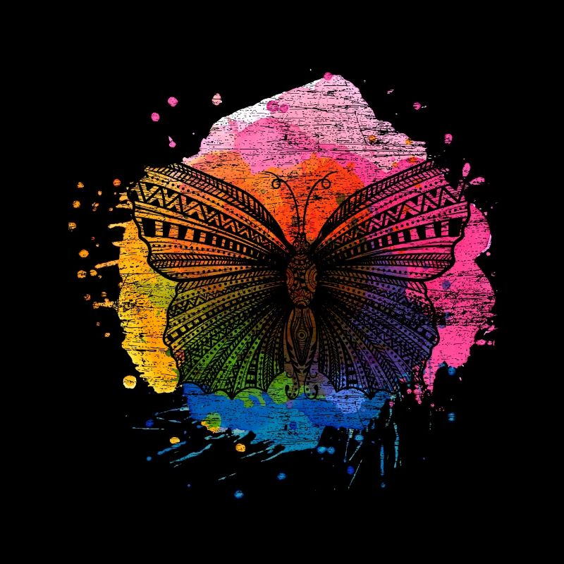 Chenille papillon cocon