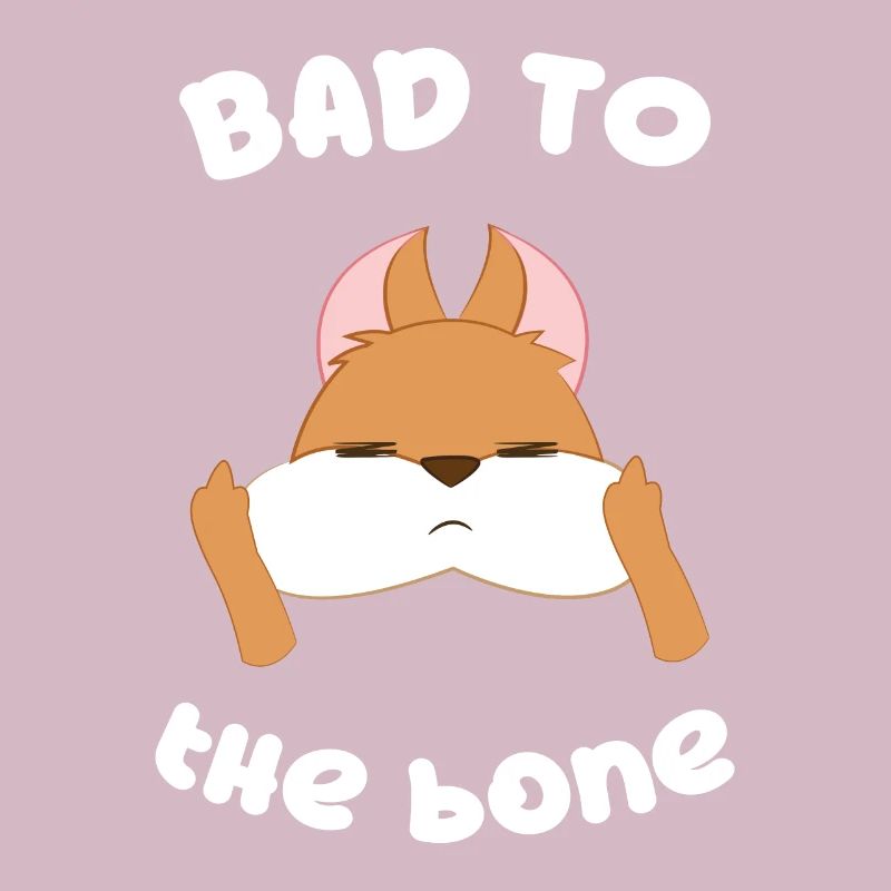 Eichhörnchen - Bad Ass - Eichkätzchen - Geschenk