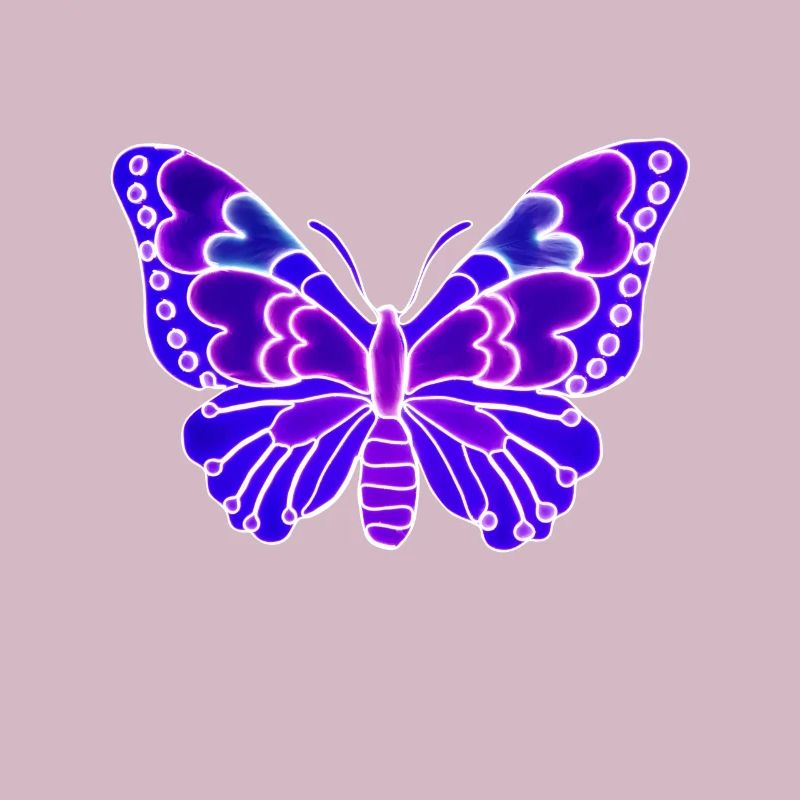 Wunderschöner Lichtschmetterling