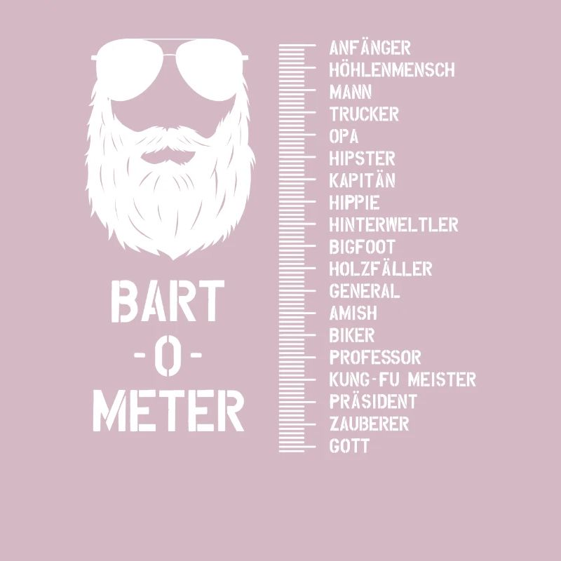 Bart Vollbart Männer Bartträger Bart-o-Meter