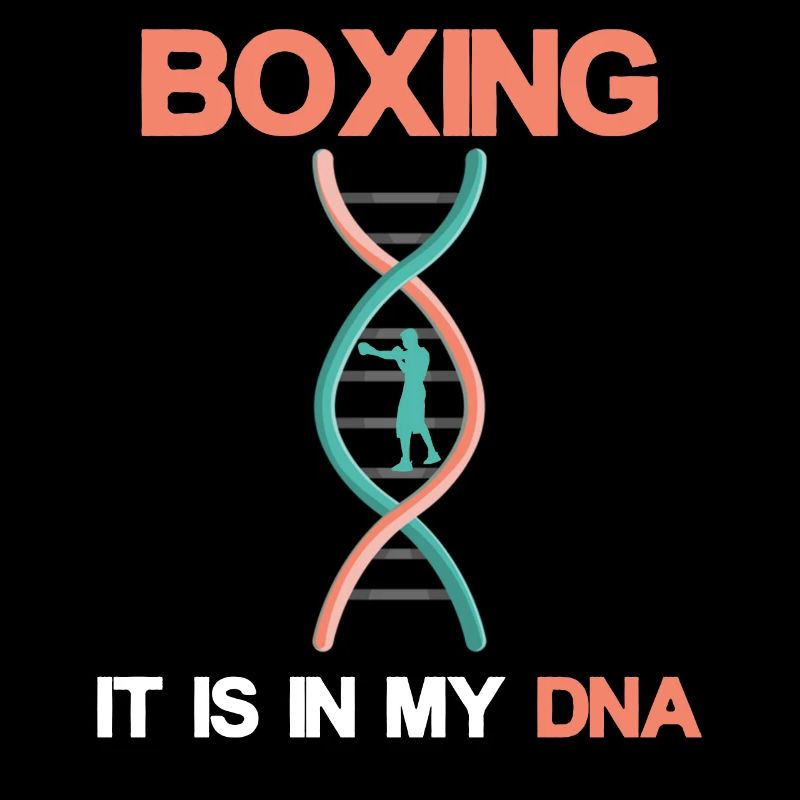 Boxen Boxer Boxkampf Faustkampf Kampf Geschenk DNA