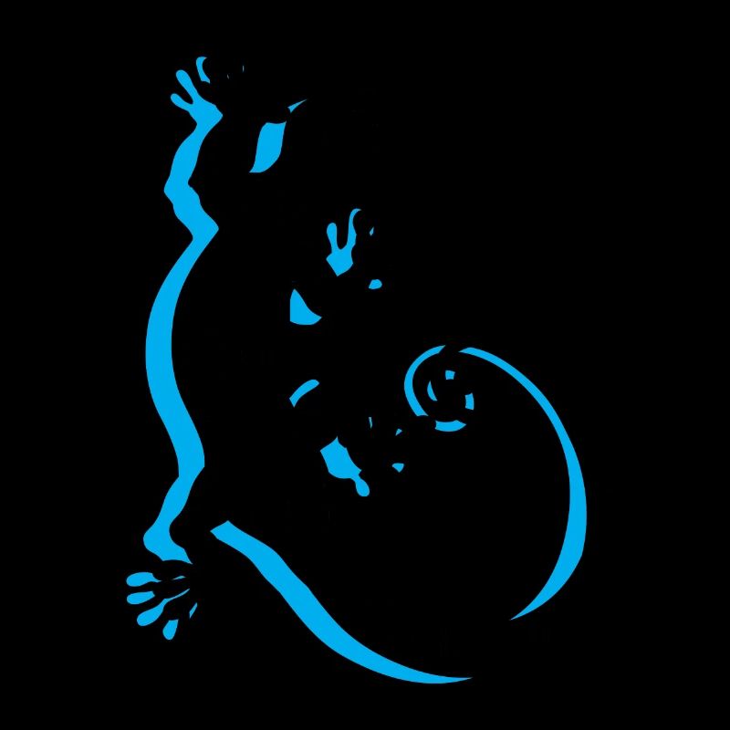 Lizard Gecko Tattoo South Seas Logo