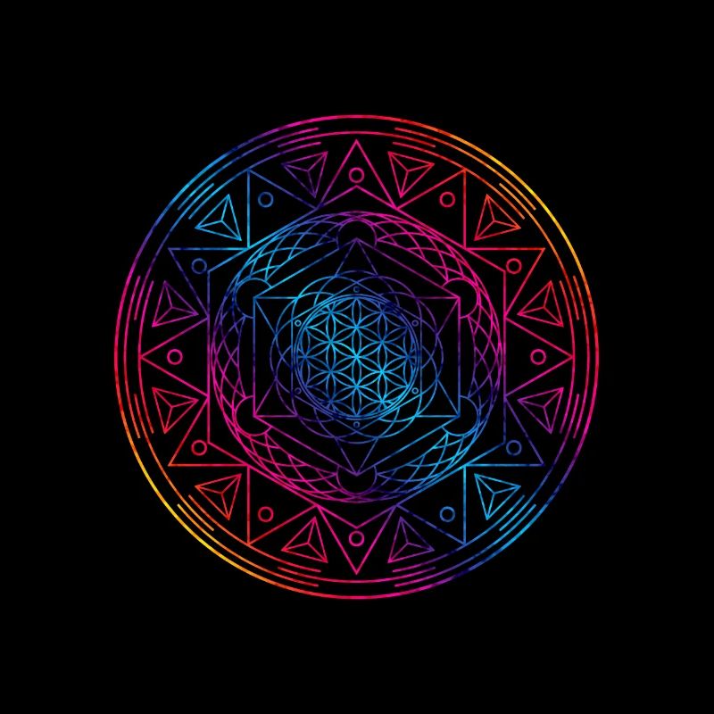 Sacred Geometry TetraFlower