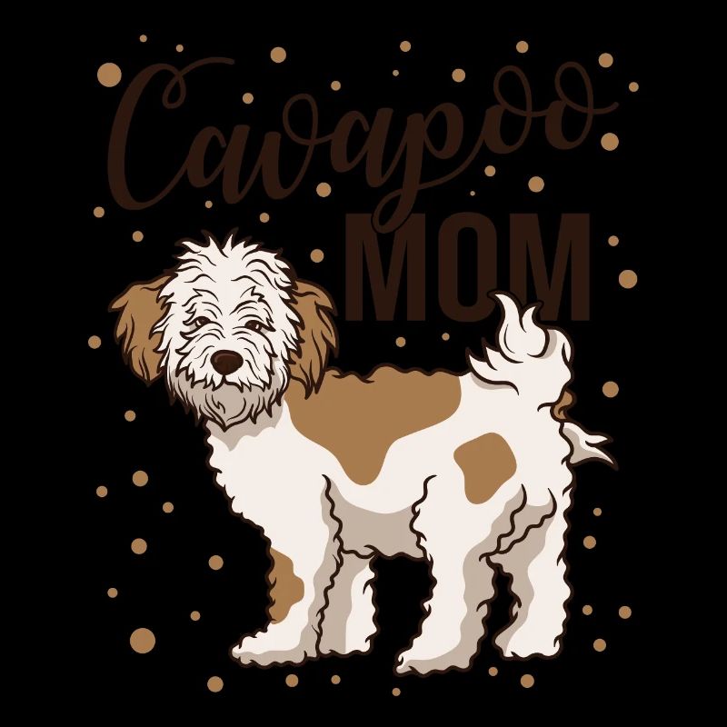 Cavapoo Mom Cute Dog Owner Pet Lover Graphic