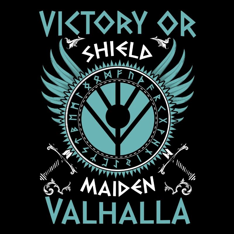 Victory Or Valhalla Shield Maiden Chemise Historian