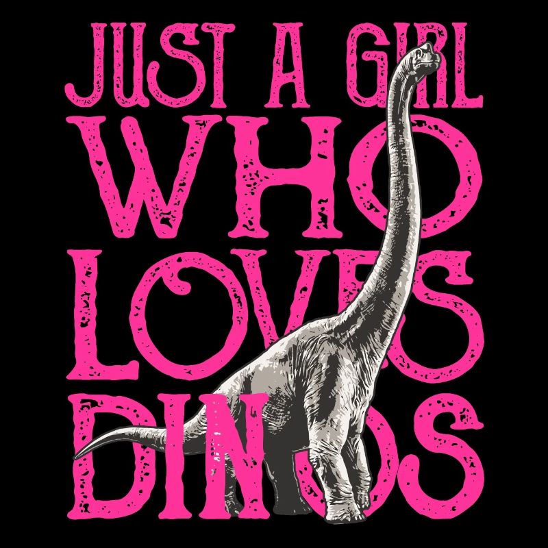 Nur ein Mädchen, das Dinos liebt