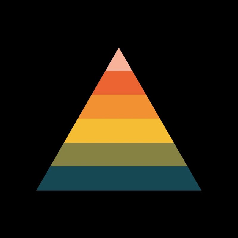 Pyramide arc-en-ciel