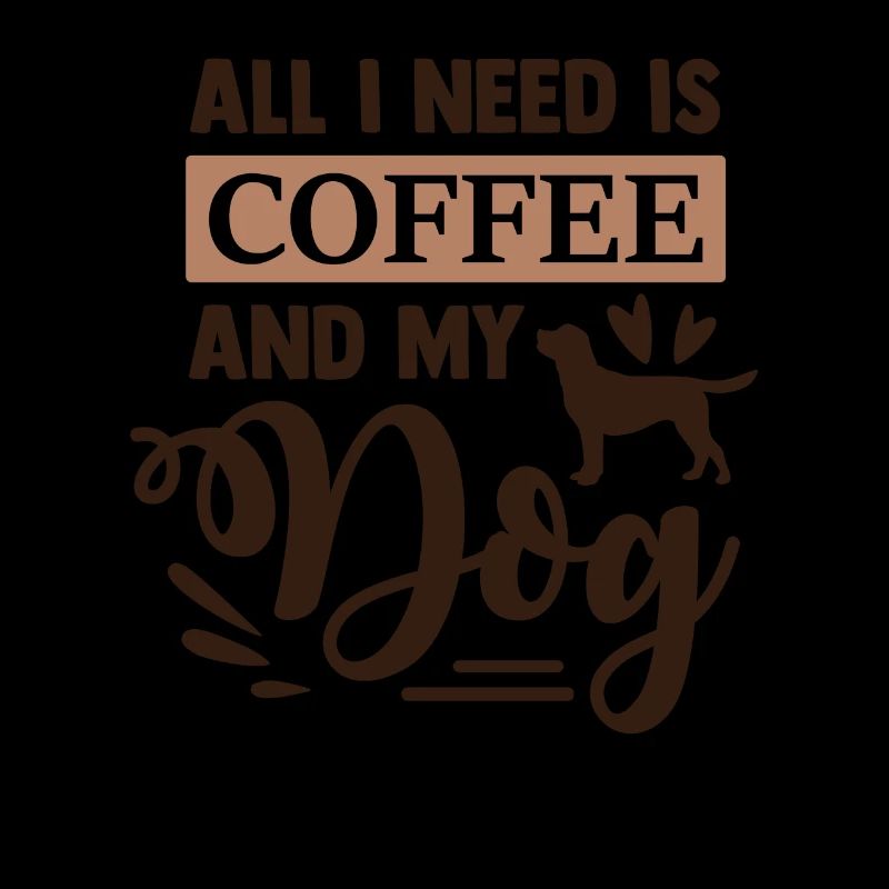 Kaffee Shirt Geschenk Hund