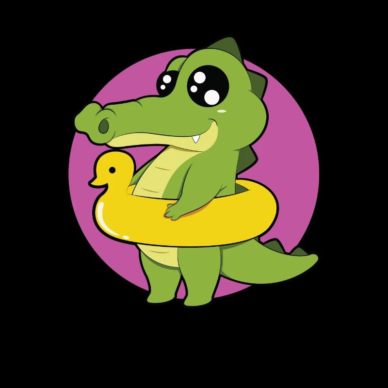 Krokodil Echse Alligator Kroko Reptil