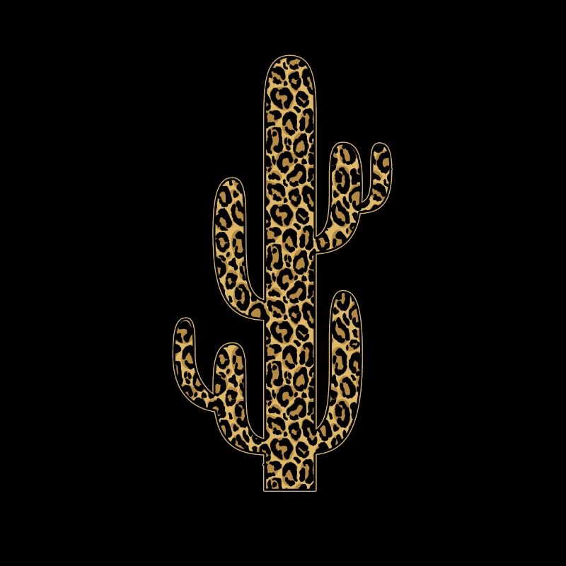 Kaktus Design mit Leo Print