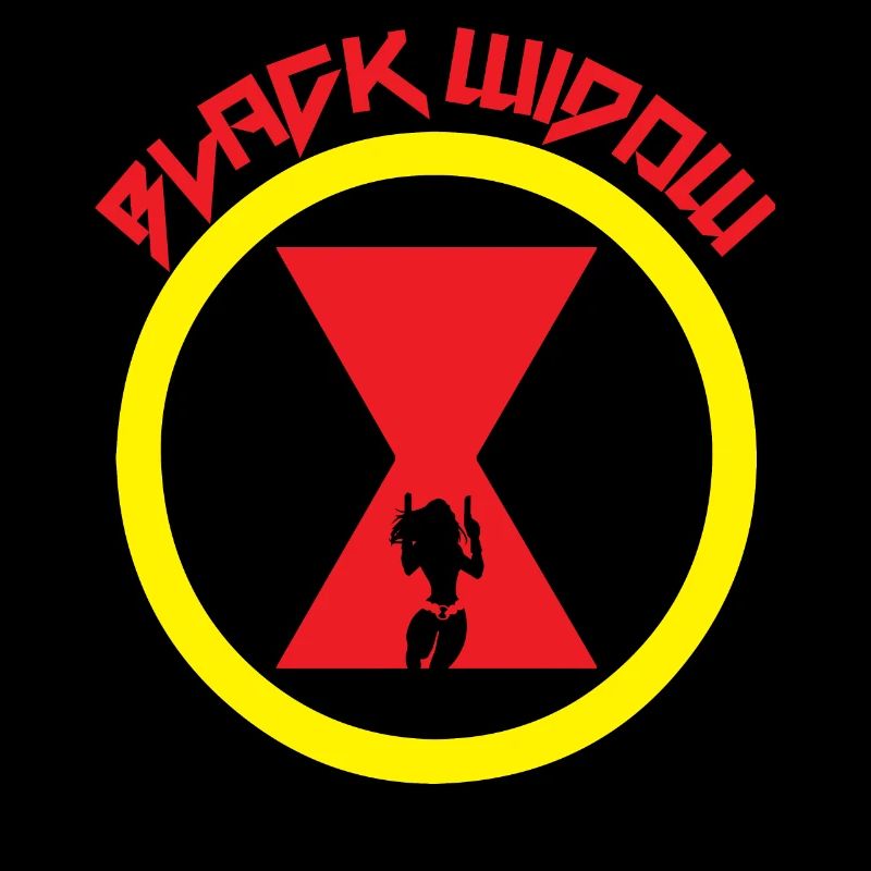 Black Widow Schwarze Witwe Spinne