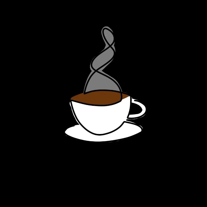 KAFFEEBECHER | Liebe leckeres Café | Cool Line-Art