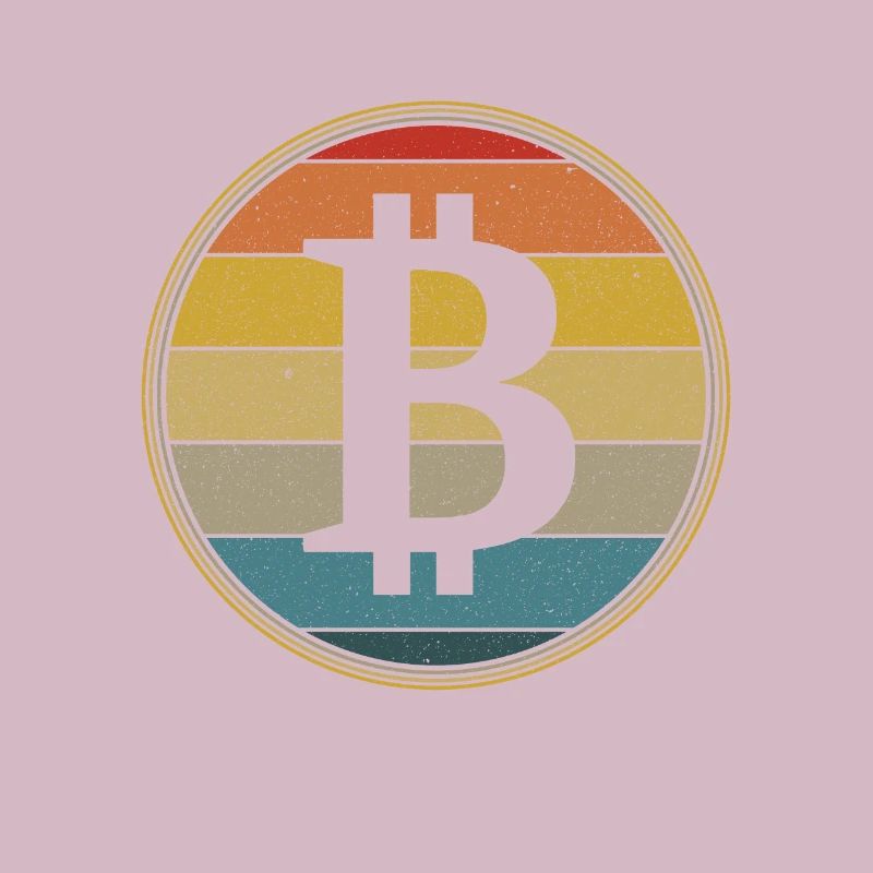 Vintage Bitcoin Crypto Cryptocurrency Geschenk