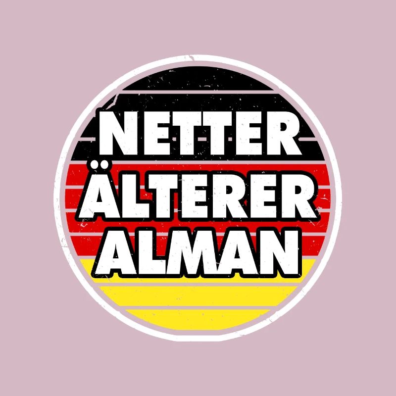 Alman Netter älterer Alman Typisch Deutsch