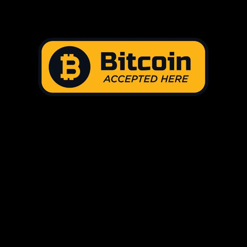 Bitcoin accepted here Bitcoin-Logo Crypto BTC