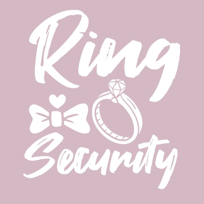Funny Wedding Ring Security Bearer Outfit