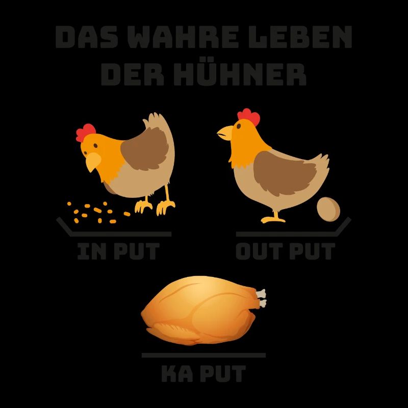Das wahre leben der hühner Landleben Geschenk