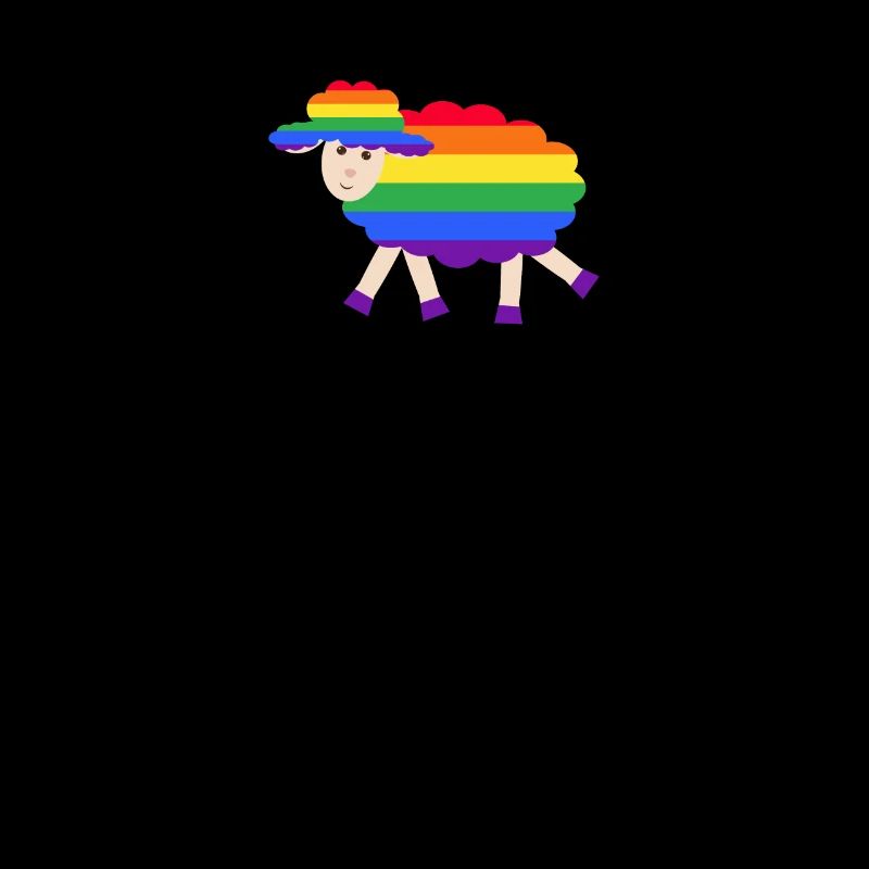 Rainbow sheep LGBT Spruch Geschenk Pride Rechte