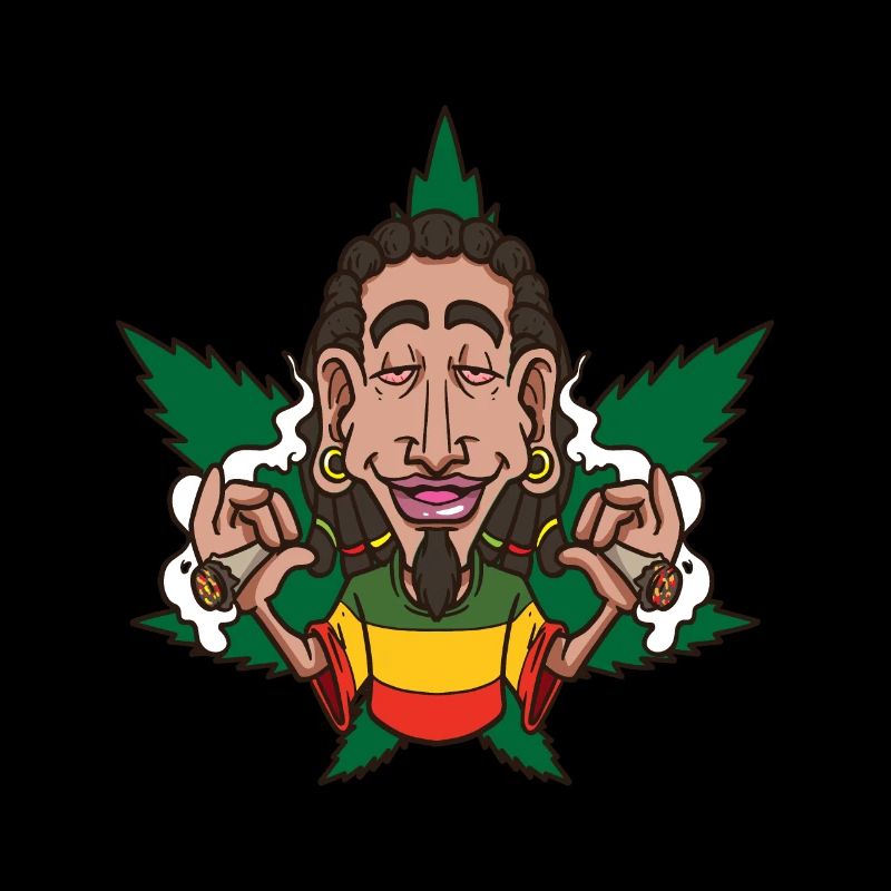 Unkraut Rastafari Mann