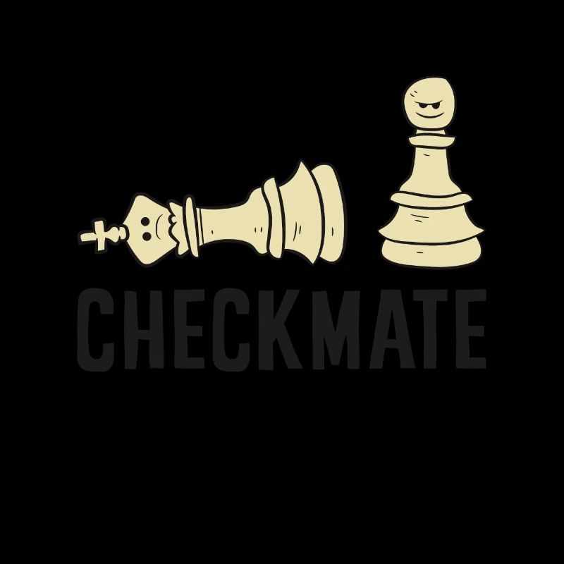Échec et mat drôle de joueur d’échecs
