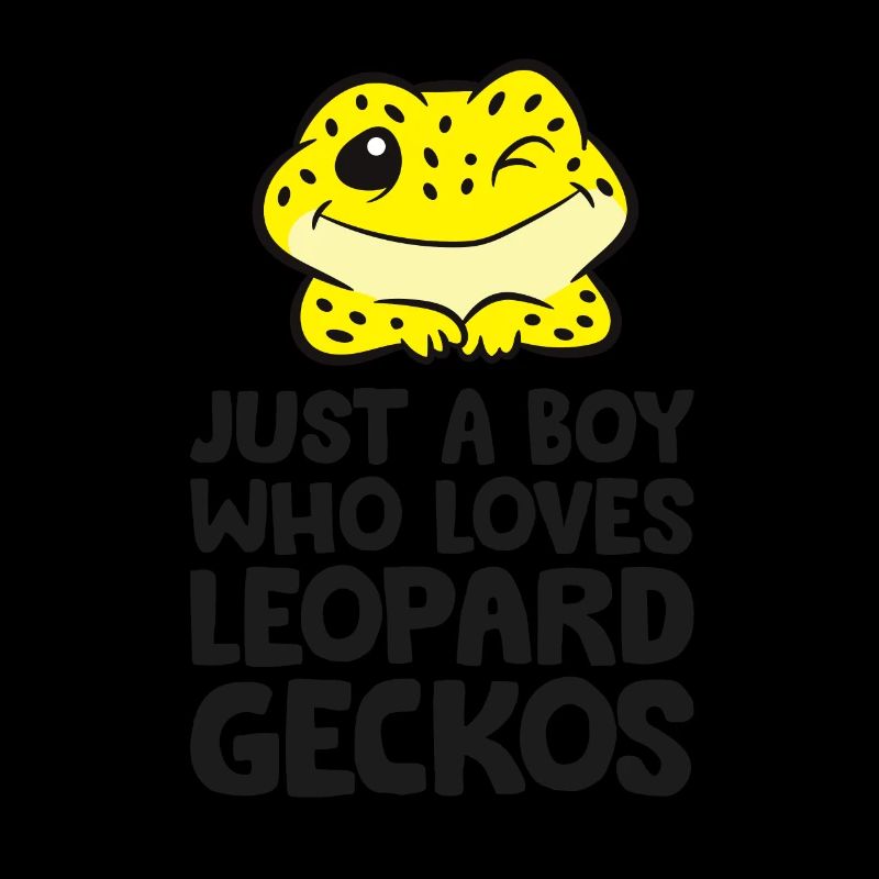 Léopard Gecko Reptile Seulement un garçon qui