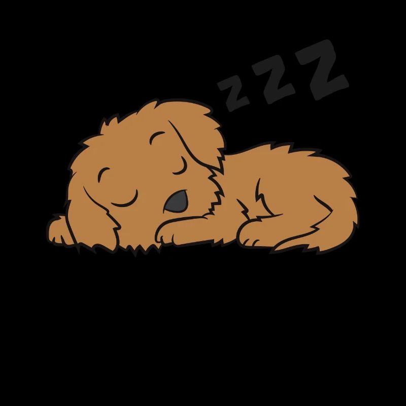 Cockapoo Hund Pyjama Lustig Schlafender Cockapoo