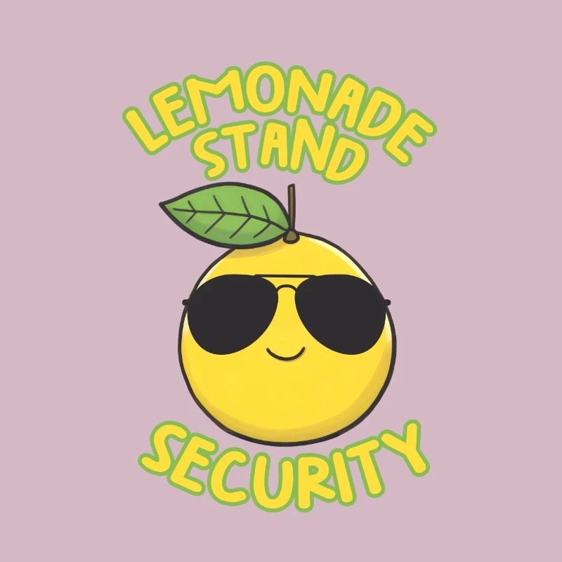 Stand de limonade Sécurité Mignon Citron Été