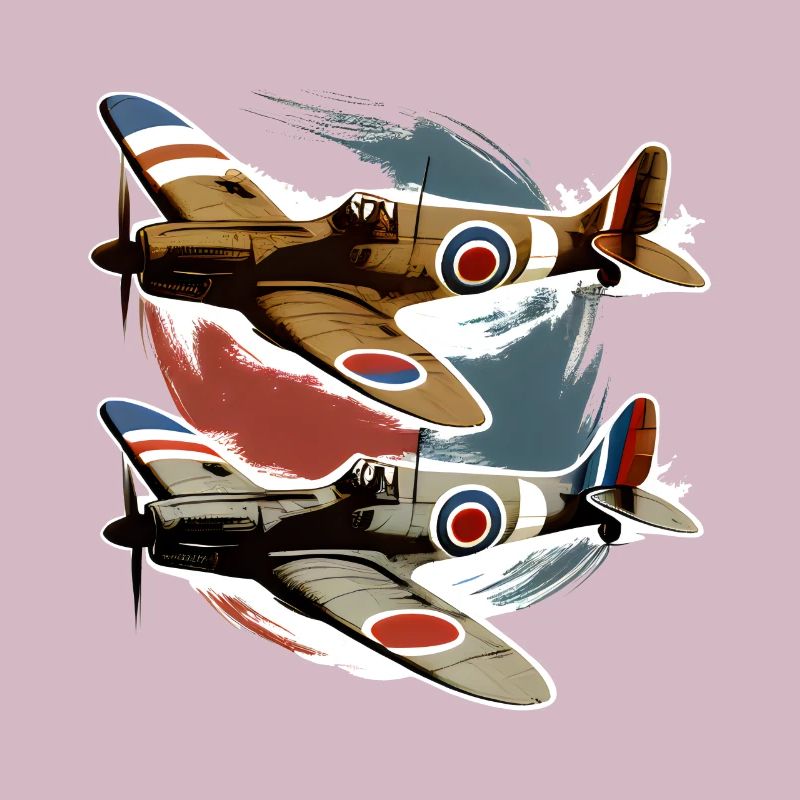 Pilot Spitfire Flugzeug Flieger Militär