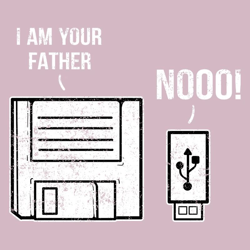 IT Programmierer Im Your Father Diskette
