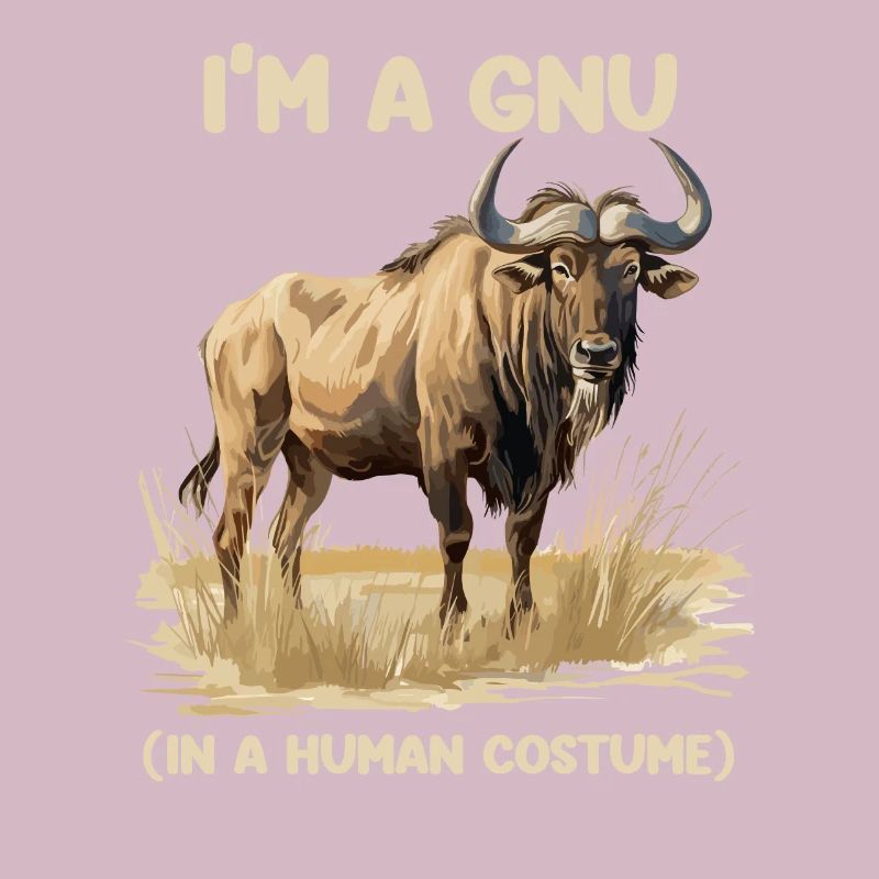 Ich Bin Ein Gnu Witziges Halloween Kostüm Gnu
