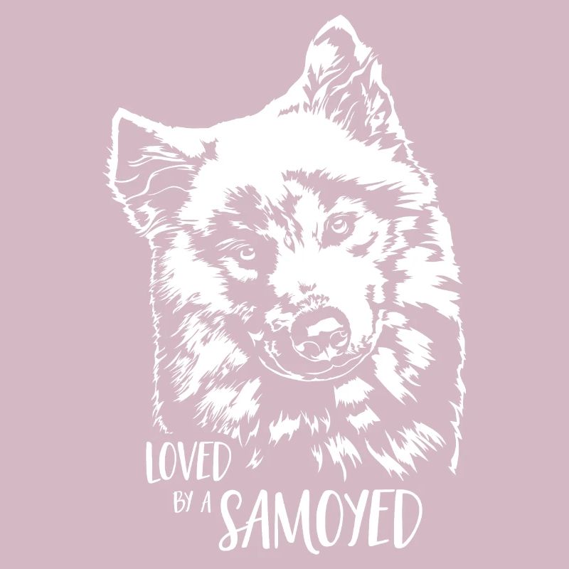 Loved by a Samoyed Dogs Samoyed Dog Saying