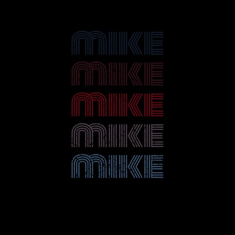 70s Retro Name Vintage Personalized Mike