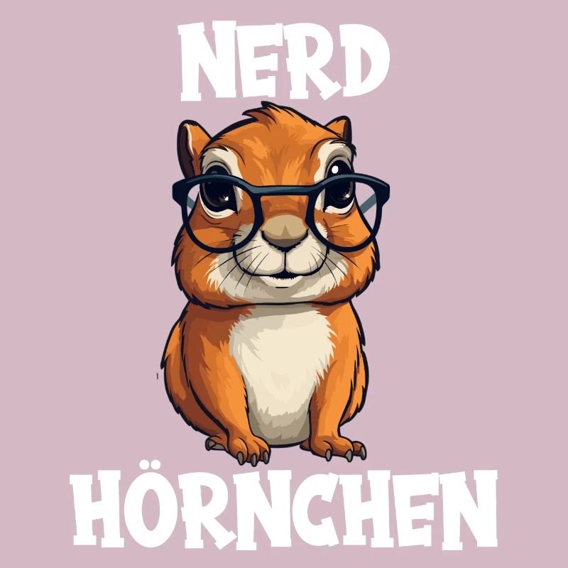 Nerdhörnchen Junge Jungen Erdhörnchen Nerdy Nerd