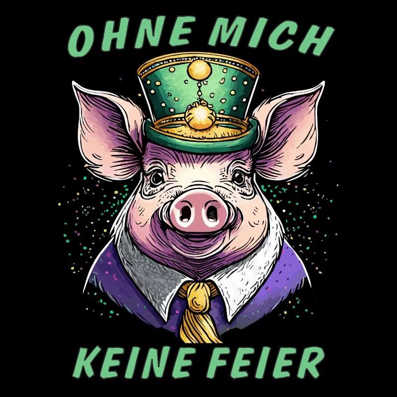 Cochon PAS DE CÉLÉBRATION SANS MOI
