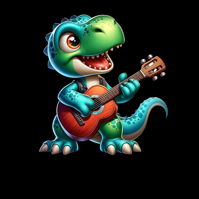 Conception mignonne de méland de guitariste dino