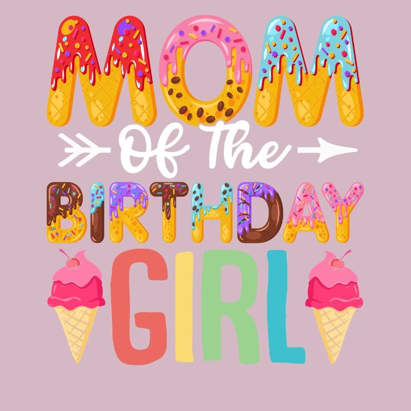 Mama Des Geburtstagskindes Eiscreme Geburtstag