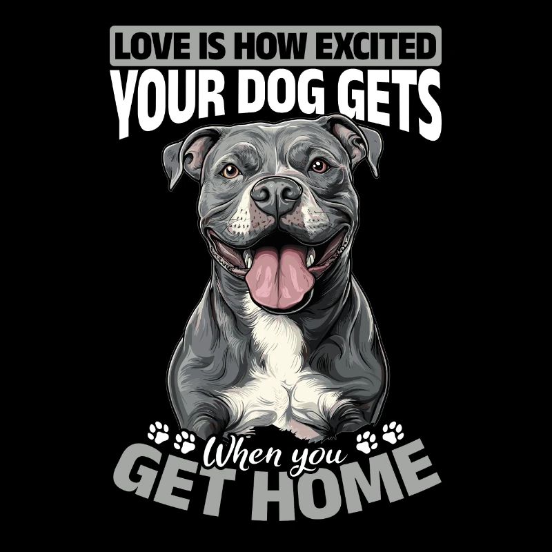 Propriétaire de chien Pitbull Terrier