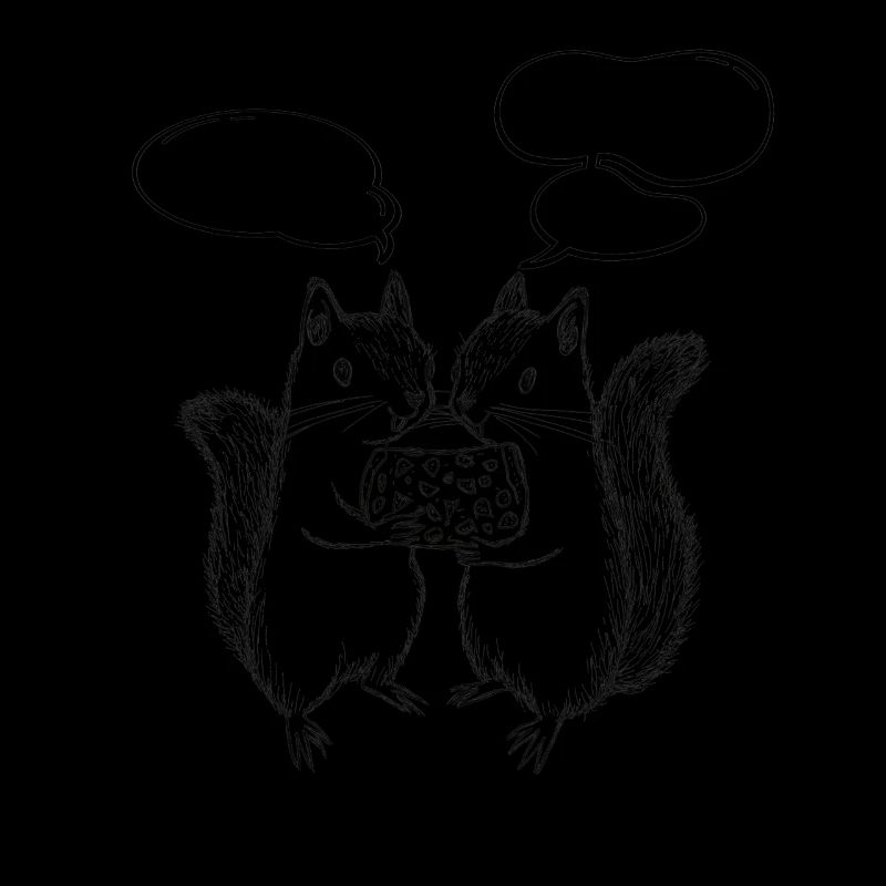 J’adore Pizza Squirrel