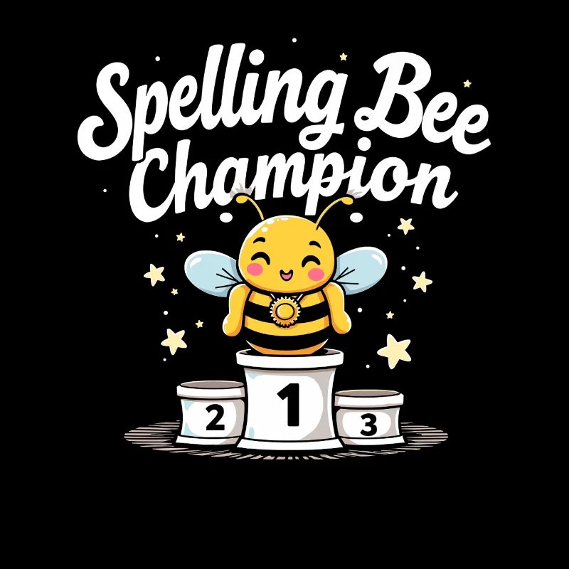 Concours de mots Spelling Bee Champion
