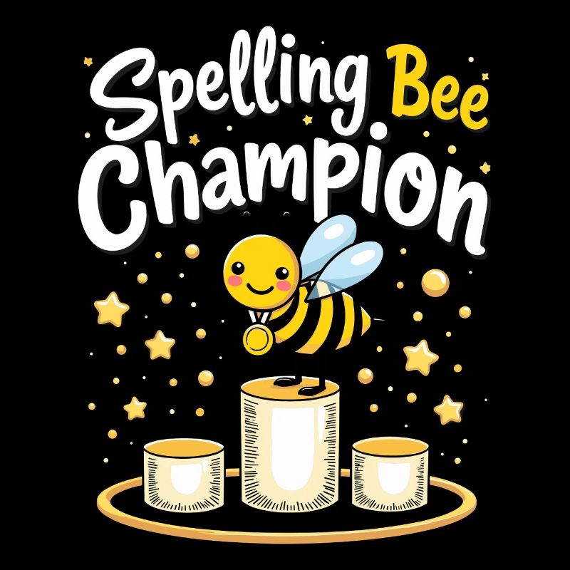 Concours de mots Spelling Bee Champion