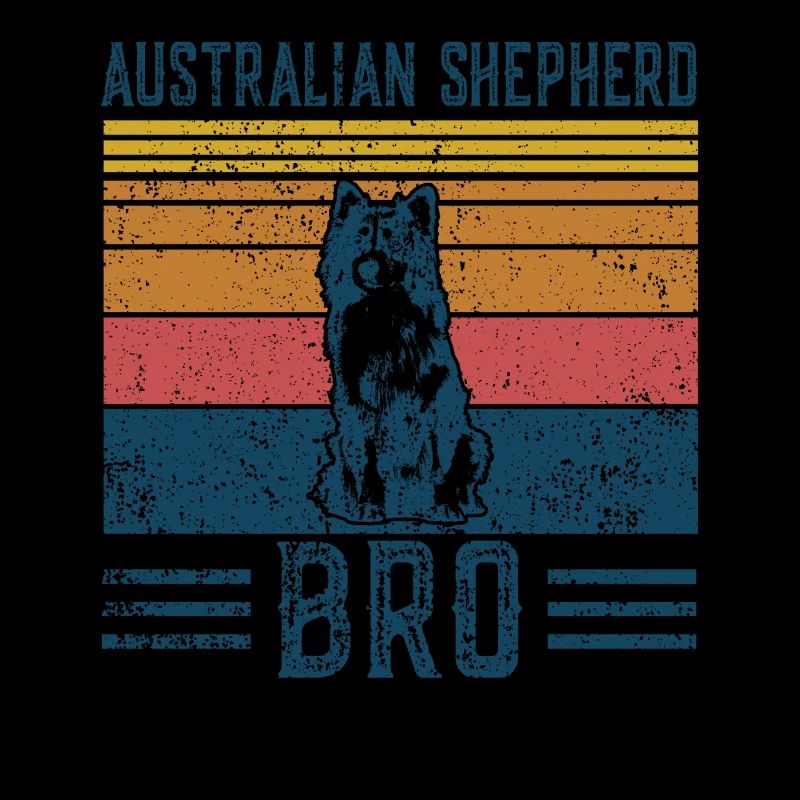 Hund Aussie Shepherd Bro - Vintage Bro