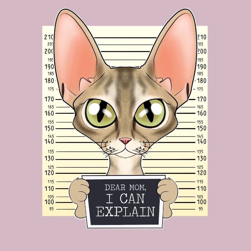 Devon Rex Cat Mom - Chère maman que je peux expliquer
