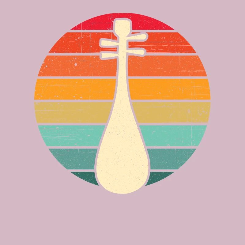 Biwa Asian RETRO String Instrument