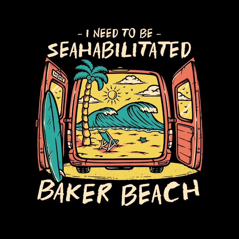 I Need To Be Seahabilitated Baker Beach Summer