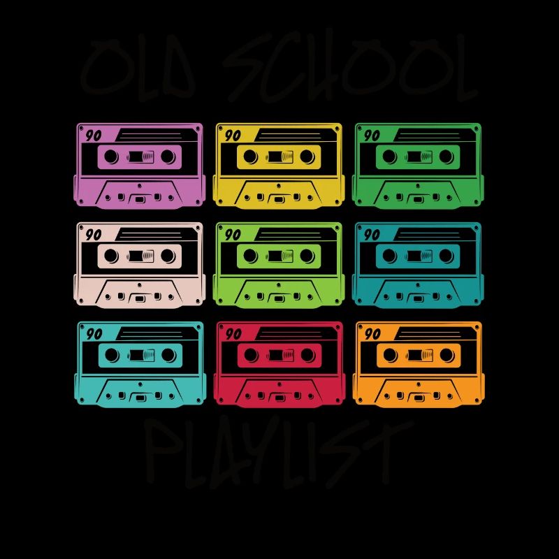 Cassette Floppy VHS Retro Mémoire d’enfance