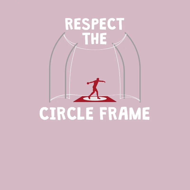 Respect The Circle Frame, Diskuswerfen Mann